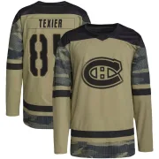 Authentic Alexandre Texier Camo Montreal Canadiens Military Appreciation Practice Jersey - Men's