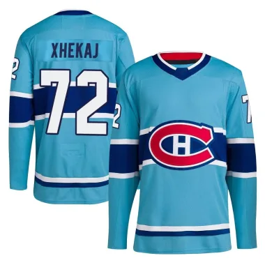 Authentic Arber Xhekaj Light Blue Montreal Canadiens Reverse Retro 2.0 Jersey - Youth