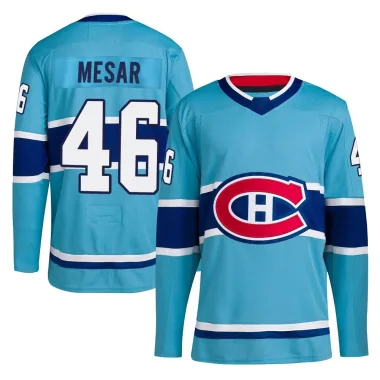 Authentic Filip Mesar Light Blue Montreal Canadiens Reverse Retro 2.0 Jersey - Youth