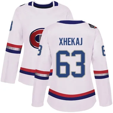 Authentic Florian Xhekaj White Montreal Canadiens 2017 100 Classic Jersey - Women's