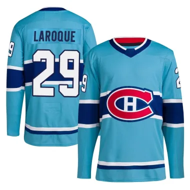 Authentic Gannon Laroque Light Blue Montreal Canadiens Reverse Retro 2.0 Jersey - Youth