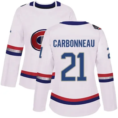 Authentic Guy Carbonneau White Montreal Canadiens 2017 100 Classic Jersey - Women's