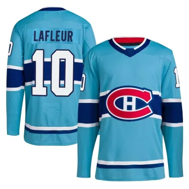 Authentic Guy Lafleur Light Blue Montreal Canadiens Reverse Retro 2.0 Jersey - Men's
