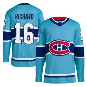 Authentic Henri Richard Light Blue Montreal Canadiens Reverse Retro 2.0 Jersey - Youth