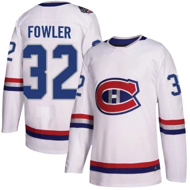 Authentic Jacob Fowler White Montreal Canadiens 2017 100 Classic Jersey - Men's