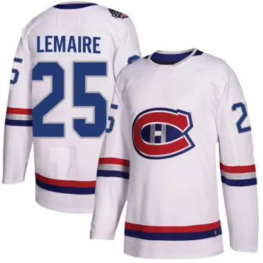 Authentic Jacques Lemaire White Montreal Canadiens 2017 100 Classic Jersey - Youth
