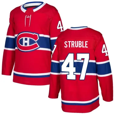 Authentic Jayden Struble Red Montreal Canadiens Home Jersey - Men's