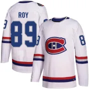 Authentic Joshua Roy White Montreal Canadiens 2017 100 Classic Jersey - Men's