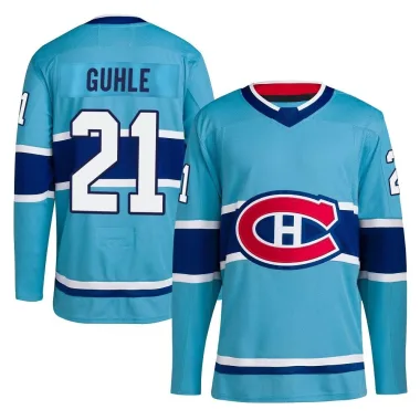 Authentic Kaiden Guhle Light Blue Montreal Canadiens Reverse Retro 2.0 Jersey - Men's