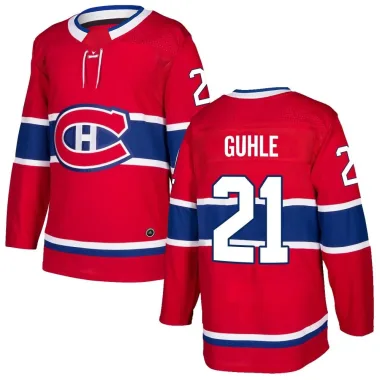 Authentic Kaiden Guhle Red Montreal Canadiens Home Jersey - Youth