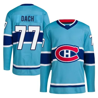 Authentic Kirby Dach Light Blue Montreal Canadiens Reverse Retro 2.0 Jersey - Youth