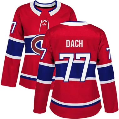 Authentic Kirby Dach Red Montreal Canadiens Home Jersey - Women's