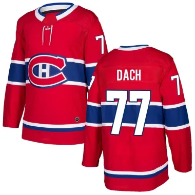 Authentic Kirby Dach Red Montreal Canadiens Home Jersey - Youth
