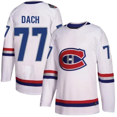 Authentic Kirby Dach White Montreal Canadiens 2017 100 Classic Jersey - Youth