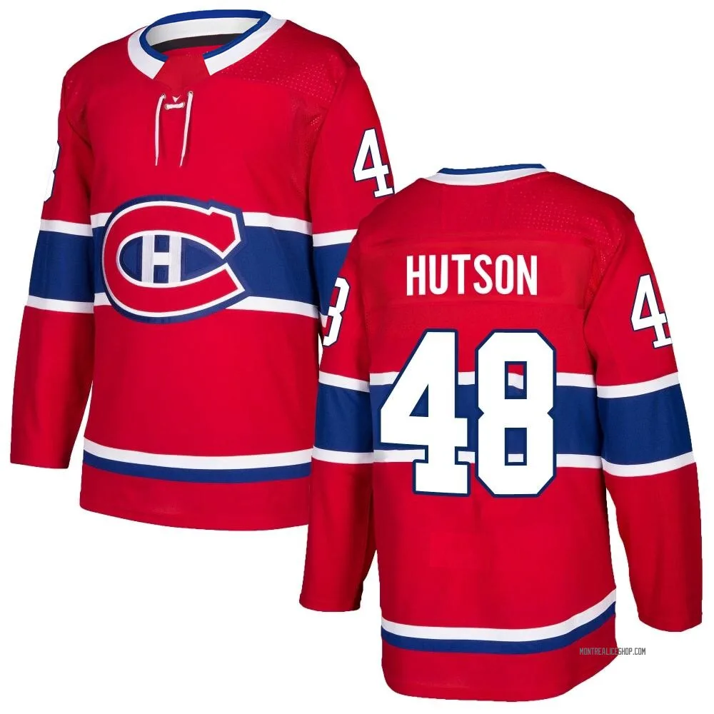 Authentic Lane Hutson Red Montreal Canadiens Home Jersey - Men's