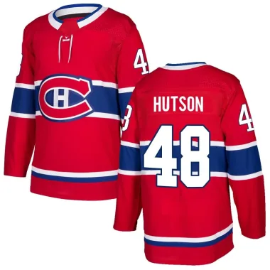Authentic Lane Hutson Red Montreal Canadiens Home Jersey - Men's