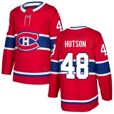 Authentic Lane Hutson Red Montreal Canadiens Home Jersey - Youth