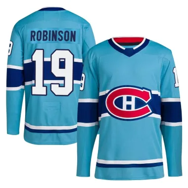 Authentic Larry Robinson Light Blue Montreal Canadiens Reverse Retro 2.0 Jersey - Men's