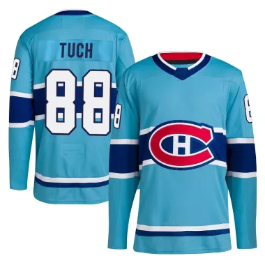Authentic Luke Tuch Light Blue Montreal Canadiens Reverse Retro 2.0 Jersey - Youth