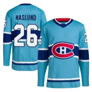 Authentic Mats Naslund Light Blue Montreal Canadiens Reverse Retro 2.0 Jersey - Youth