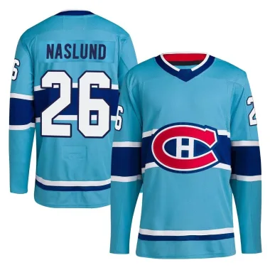 Authentic Mats Naslund Light Blue Montreal Canadiens Reverse Retro 2.0 Jersey - Youth