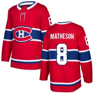 Authentic Mike Matheson Red Montreal Canadiens Home Jersey - Youth