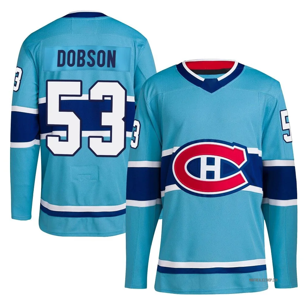 Authentic Noah Dobson Light Blue Montreal Canadiens Reverse Retro 2.0 Jersey - Men's