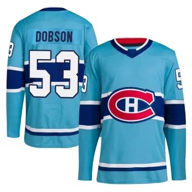 Authentic Noah Dobson Light Blue Montreal Canadiens Reverse Retro 2.0 Jersey - Youth