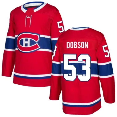 Authentic Noah Dobson Red Montreal Canadiens Home Jersey - Men's