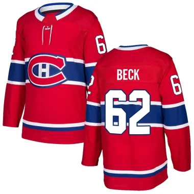 Authentic Owen Beck Red Montreal Canadiens Home Jersey - Men's