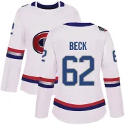 Authentic Owen Beck White Montreal Canadiens 2017 100 Classic Jersey - Women's
