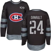 Authentic Phillip Danault Black Montreal Canadiens 1917-2017 100th Anniversary Jersey - Youth