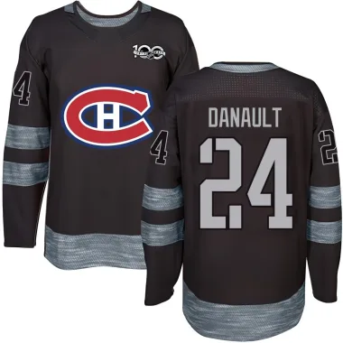 Authentic Phillip Danault Black Montreal Canadiens 1917-2017 100th Anniversary Jersey - Youth