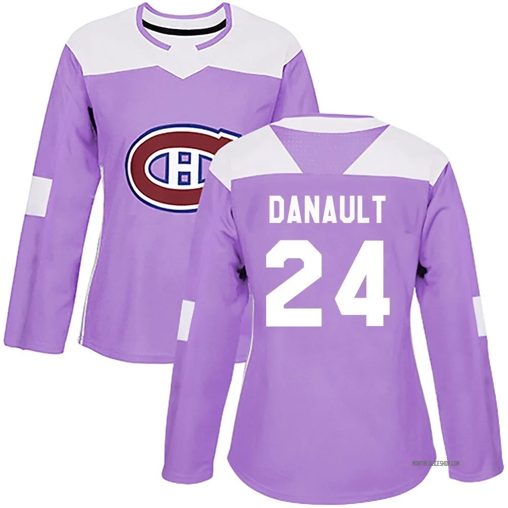 Authentic Phillip Danault Purple Montreal Canadiens Fights Cancer Practice Jersey - Women's