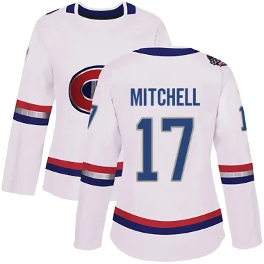 Authentic Torrey Mitchell White Montreal Canadiens 2017 100 Classic Jersey - Women's
