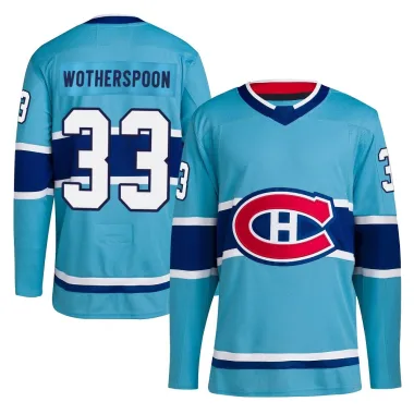 Authentic Tyler Wotherspoon Light Blue Montreal Canadiens Reverse Retro 2.0 Jersey - Men's