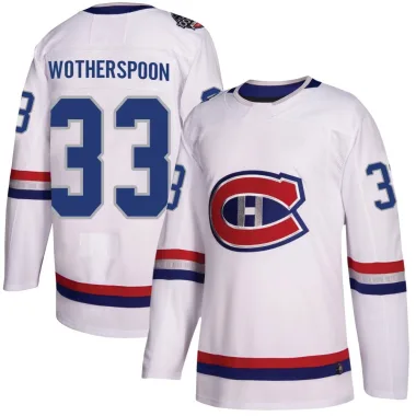 Authentic Tyler Wotherspoon White Montreal Canadiens 2017 100 Classic Jersey - Men's