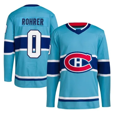 Authentic Vinzenz Rohrer Light Blue Montreal Canadiens Reverse Retro 2.0 Jersey - Youth