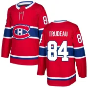 Authentic William Trudeau Red Montreal Canadiens Home Jersey - Men's