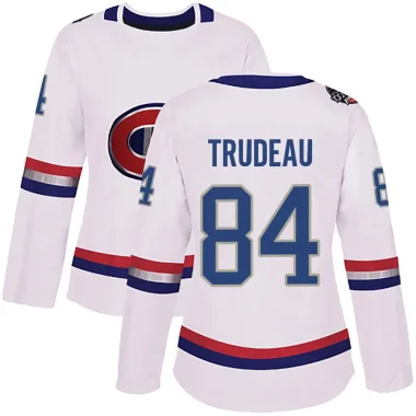Authentic William Trudeau White Montreal Canadiens 2017 100 Classic Jersey - Women's
