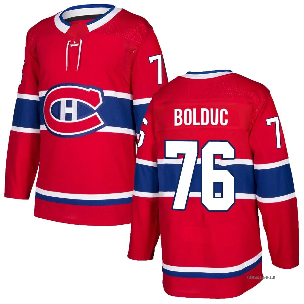Authentic Zack Bolduc Red Montreal Canadiens Home Jersey - Men's
