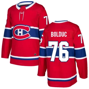 Authentic Zack Bolduc Red Montreal Canadiens Home Jersey - Youth