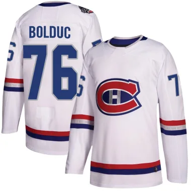 Authentic Zack Bolduc White Montreal Canadiens 2017 100 Classic Jersey - Men's