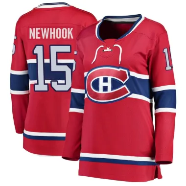 Breakaway Alex Newhook Red Montreal Canadiens Home Jersey - Women's