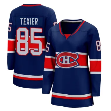 Breakaway Alexandre Texier Blue Montreal Canadiens 2020/21 Special Edition Jersey - Women's