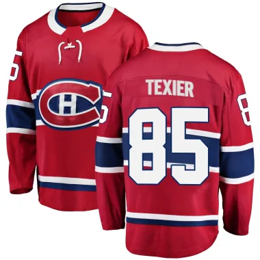 Breakaway Alexandre Texier Red Montreal Canadiens Home Jersey - Youth