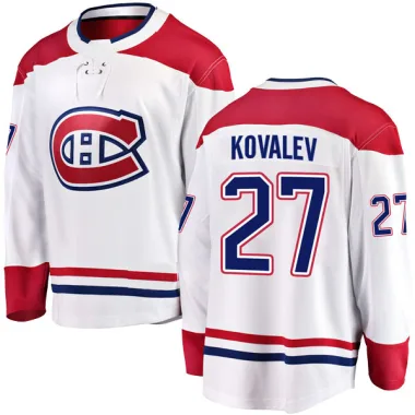 Breakaway Alexei Kovalev White Montreal Canadiens Away Jersey - Youth