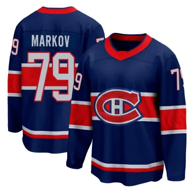 Breakaway Andrei Markov Blue Montreal Canadiens 2020/21 Special Edition Jersey - Men's