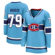 Breakaway Andrei Markov Light Blue Montreal Canadiens Special Edition 2.0 Jersey - Women's