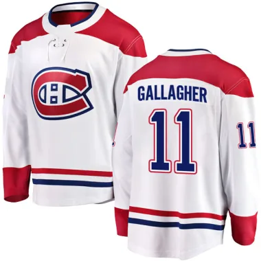 Breakaway Brendan Gallagher White Montreal Canadiens Away Jersey - Men's